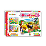 3 In 1 Puzzle (Cartoon Puzzle Set) EB100